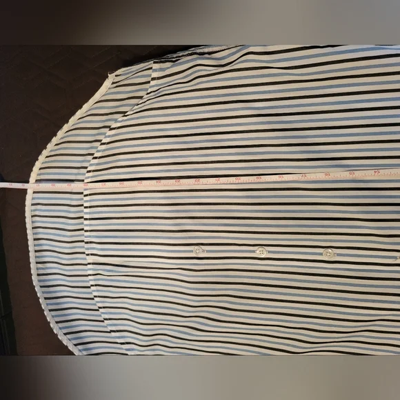 Striped Button-Up Shirt - Picture 4 of 10